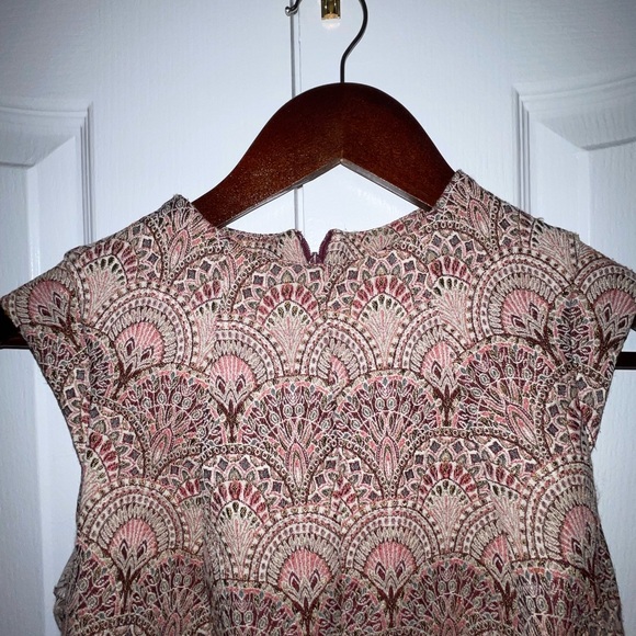 Pink and Green Patterned Romper - Picture 3 of 4